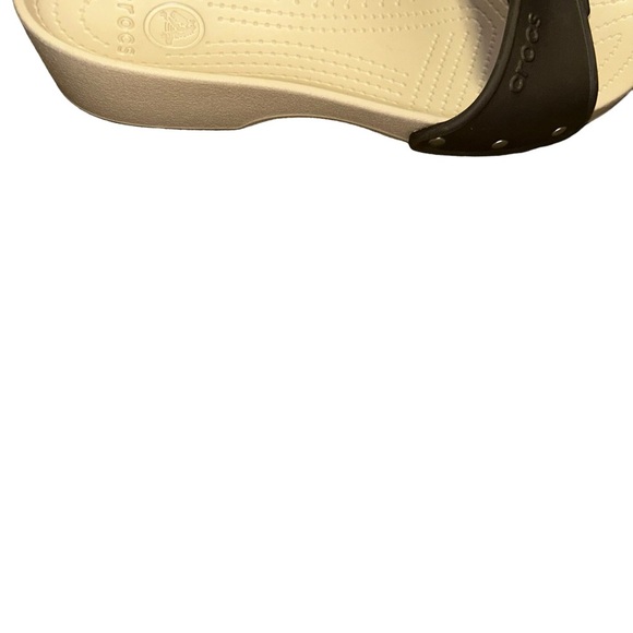 Crocs Cobbler Slides Slip On Sandals Shoes Comfort Retro brown size 10 - Picture 3 of 6